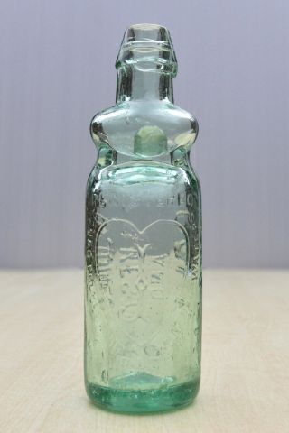 Vintage 1890s Jones Mineral Waters Folkestone Dover Kent Bulb Neck Codd Bottle