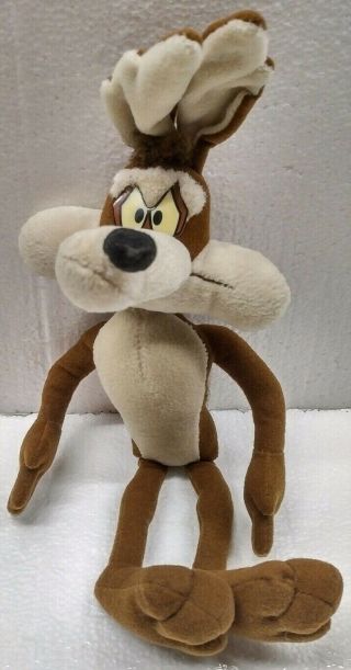 Vintage 1994 Applause Looney Tunes Wb 16 " Wile E Coyote Stuffed Animal Plush Toy