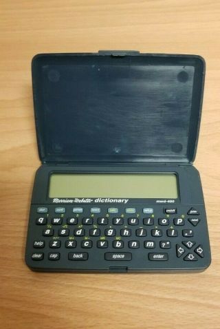 Vintage Franklin Electronic Dictionary Mwd - 400 Merriam - Webster