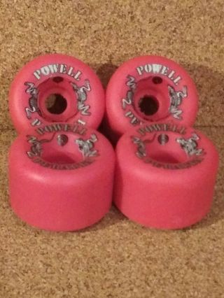 Nos Powell Peralta Two Rats Skateboard Wheels Vintage 80 
