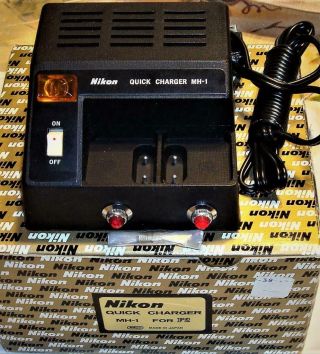 Nikon Mh - 1 Quick Charger For F2 - Boxed Looks Vintage