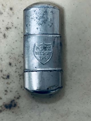 Vintage Old Ww2 German Belgium Trench Windscreen Pocket Lighter