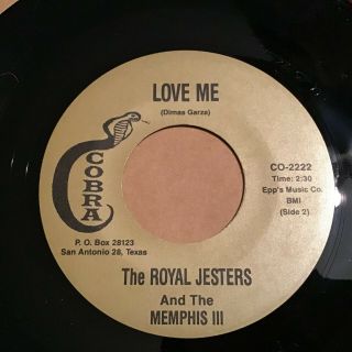 45 RPM Royal Jokers COBRA 2222 / 7777 Love Me / I Want to Be Loved RE M - 2
