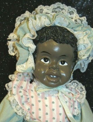 VINTAGE Black Americana Doll 16 