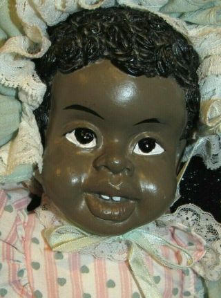 VINTAGE Black Americana Doll 16 