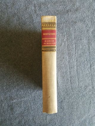 Classics Club Vintage Book Meditations Marcus Aurelius Copyright 1945 Hardcover 2