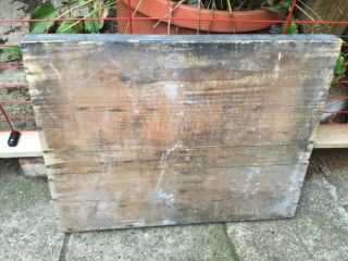 Old Antique Vintage Wooden Printers Letterpress Drawer Print Type Block Tray (A) 2