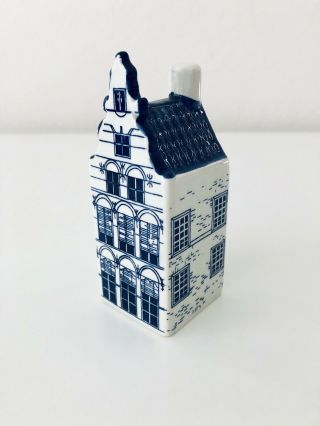 Vintage/antique Blue Delft Holland Dutch Miniature House 4 Inch Tall
