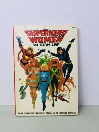 The Superhero Women By Stan Lee 1977 Vintage Comic Graphic Novel