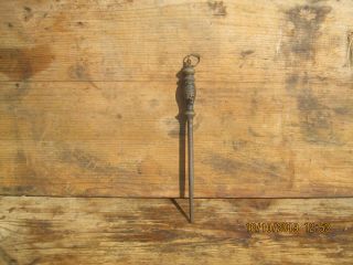 Vintage F Dick Sharpening Steel - Reverse Arrow - - Wooden Grips