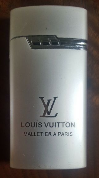 Vintage Louis Vuitton Cigarette Lighter In Wooden Box – Rare Find
