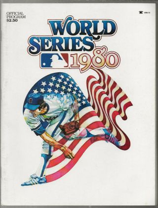 1980 World Series Program - Philadelphia Phillies Vs Kansas City Royals