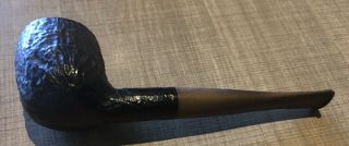 Vintage Estate Coop Brand English Blasted Pot Shaped Pipe - Some Issues