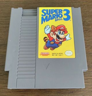 Vintage Nintendo Nes Mario Bros.  Brothers 3 1990