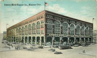 Vintage Postcard; Emery - Bird - Thayer Department Store,  Kansas City Mo Posted