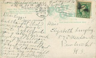 Vintage Postcard; Emery - Bird - Thayer Department Store,  Kansas City MO posted 2