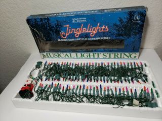 Vtg Mr.  Christmas Jinglelights/ Jingle Lights 100 Computerized Lights,  21 Songs