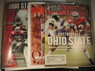 2002 Ohio State Program Vs Michigan & Sports Illustrated Dec 1995 Osu Vs Notre D