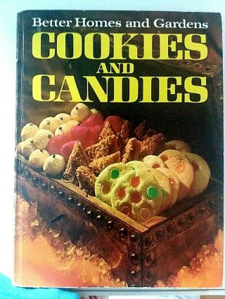 Vintage Better Homes And Gardens " Cookies And Candies " Cookbook Hardcover 1966