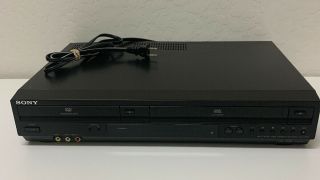 Vintage Rare Sony Slv - D380p Dvd Vcr Vhs Combo Player Fully