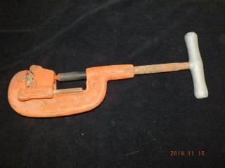 Large Ridgid No.  2a 1/8 - 2 " Pipe Cutter,  Good Blades,  Vintage,  Heavy Duty