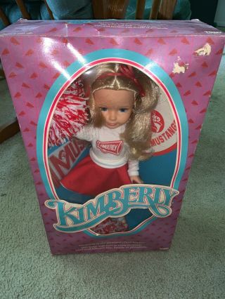 Vintage 1983 Tomy Kimberly Cheerleader Doll 17 " Doll