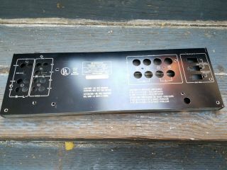 Pioneer A - 9 Amplifier Back Panel Near Vintage Vgc