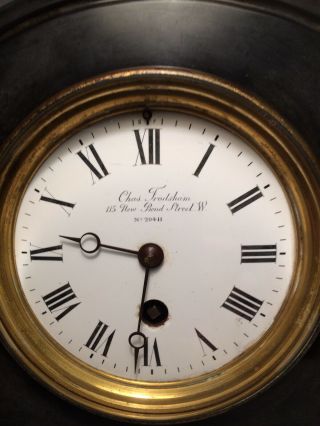 Rare Antique Charles Frodsham Clockmaker Mantel Clock 8 Day Timepiece 2