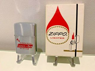 Zippo 1965 - Brushed Finish Zippo 3 Colour Double Sided Advertiser