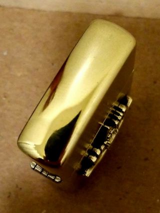 VINTAGE ZIPPO Brass MARLBORO LONGHORN STEER Cigarette Lighter 2
