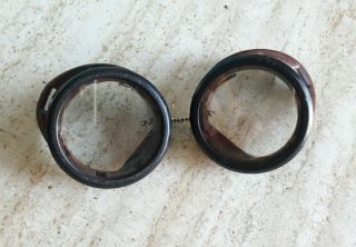 Vintage Welsh Mfg.  Safety Motorcycle Steampunk Goggles Glasses