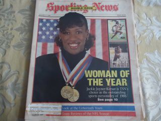 1989 Sporting News Jan 29 Jackie Joyner - Kersee On Cover