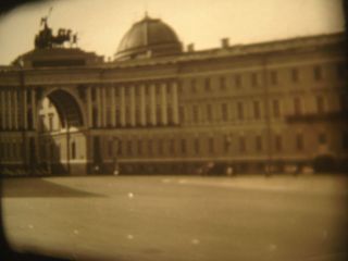 Vintage 16mm Soviete Educational " Palace Square In Leningrad " Film B/w Movie