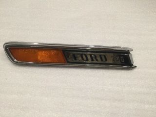 Vintage Ford Truck F - 250 Hood Emblem P/n C8tb - 16721 - B Left Side