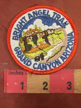 Vtg Arizona Patch Bright Angel Trail Grand Canyon National Park S82c