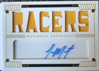 2019/20 National Treasures Ja Morant Two Color Jersey Patch Book Auto RC 6/56 3