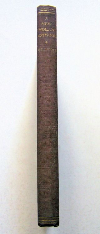 Rare 1934 Signed 1st Edition A England Boyhood By Alfred M.  Hitchcock