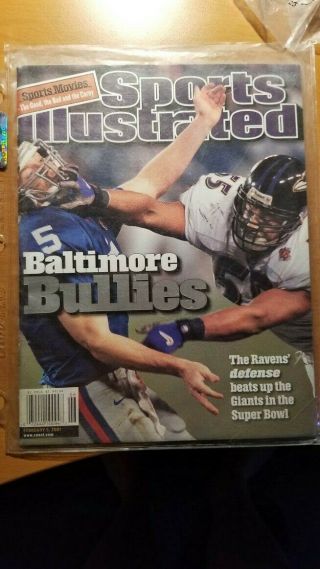 Baltimore Ravens Bowl 35 Sports Illustrated No Label (nl) 2/5/01