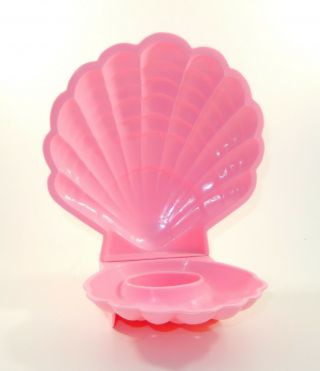 199 Vintage My Little Pony Accessory Pink Clam Shell Sea Seapony