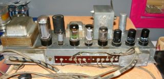 Vintage Hammond Tube Amp Chassis W/tubes