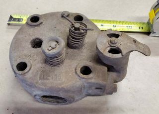 Antique Vintage Hit Miss Sattley Engine Head And Carb Mixer Motor