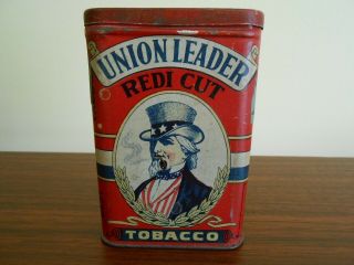 Union Leader Redi Cut Pocket Tobacco Tin