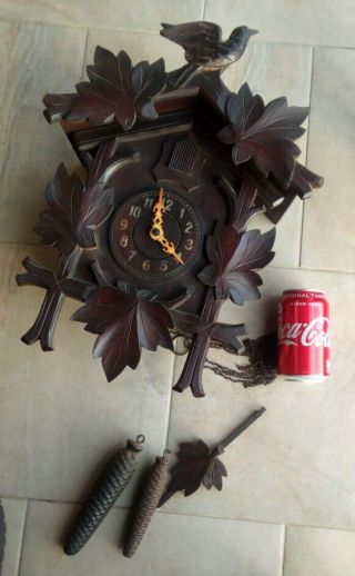 Large Vintage Cuckoo Clock