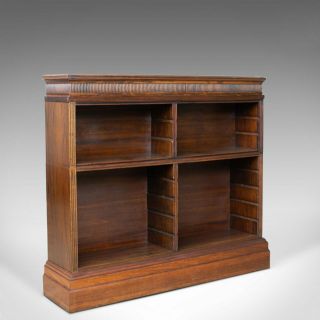 Antique Open Bookcase,  English,  Regency And Later,  Bookshelves,  Rosewood,  C1830