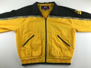 Vintage Pro Player Missouri Mizzou Large L Jacket Yellow Black Zip M2