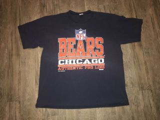 Vintage Chicago Bears 1995 Shirt Auth Pro Line Nfl Made In The Usa Russel Xxl