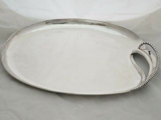 Rare Mexican Sterling Silver 16 " Tray By Antonio Pineda Taxco Mexico 35.  84ozt