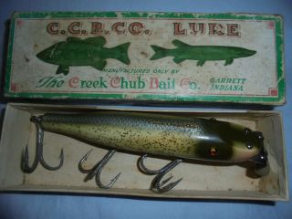 Vintage Creek Chub Husky Pikie Fishing Lure Sf