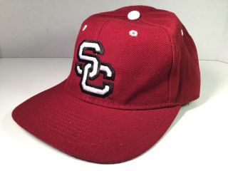 Vintage South Carolina Gamecocks “cocks” Hat Cap Sc Fitted Size 7 1/4 Zephyr