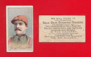 1888 Buchner - N284 Jockeys (gold Coin Tobacco) - George Quantrell Ex,
